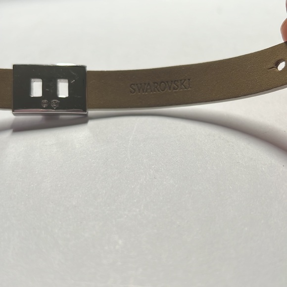 NWOT Swarovski Leather & Crystal Bracelet - Picture 5 of 7